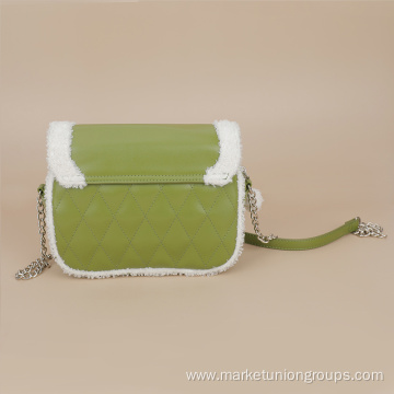 Winter Small Chain Bag Small Square Messenger Bag